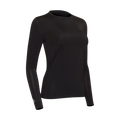 Women's Cooling Shirt Round Neck (Black)