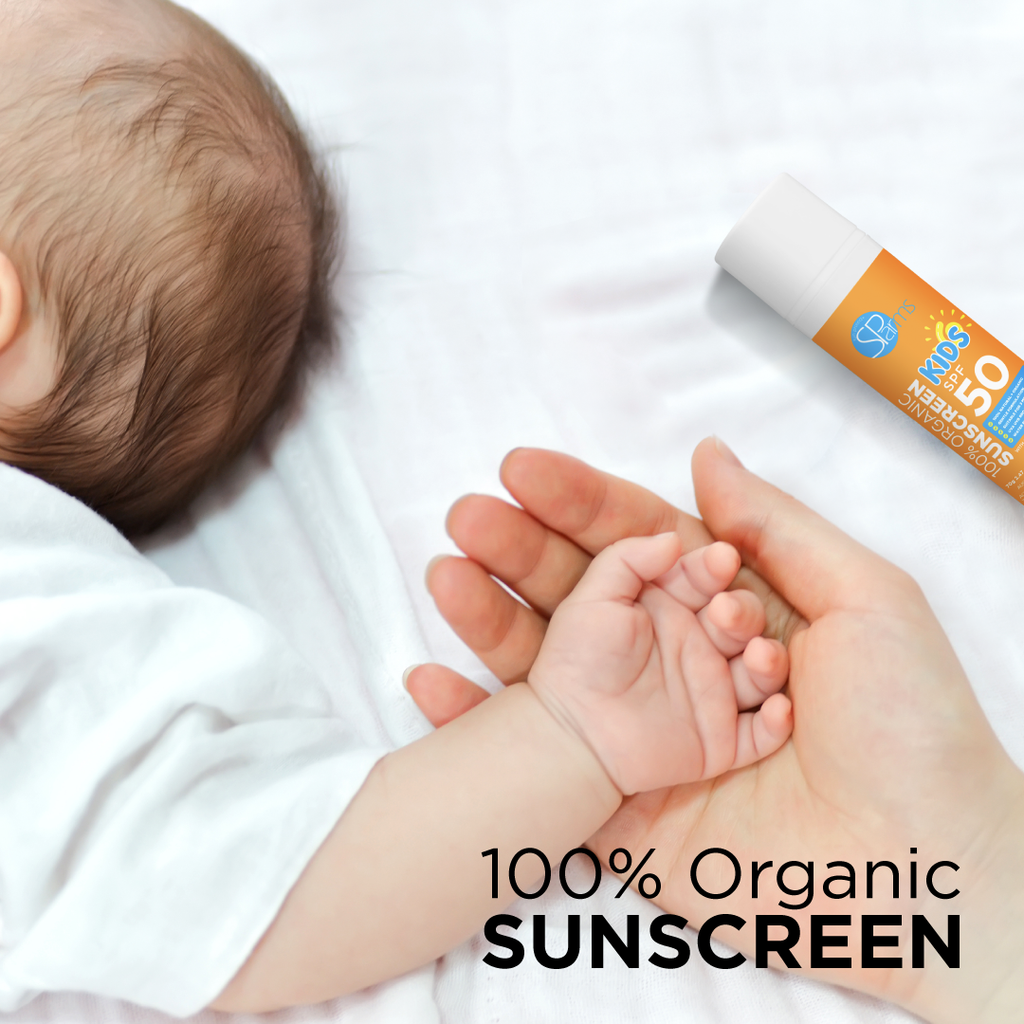 100% Organic Kids Sunscreen SPF 50 | Safe & Natural | Sparms AU ...