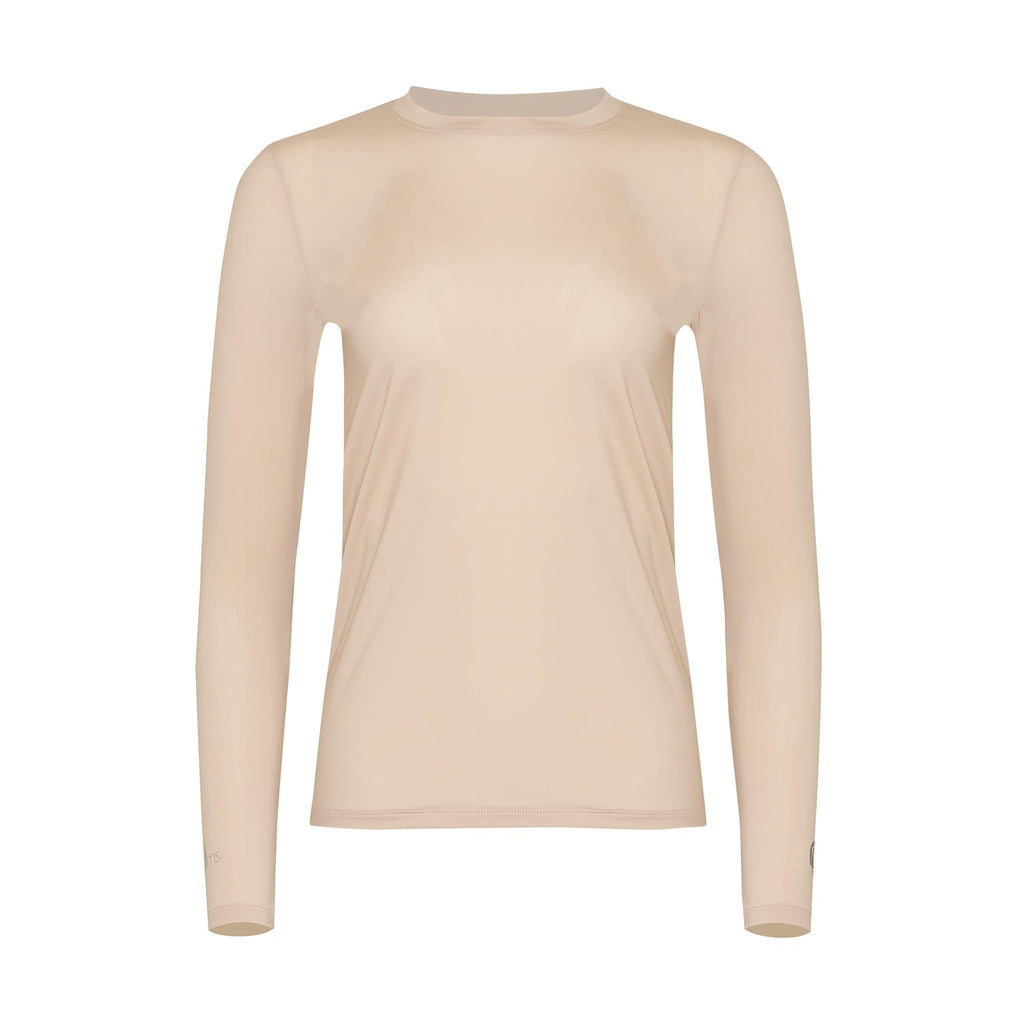 beige women's body shirt