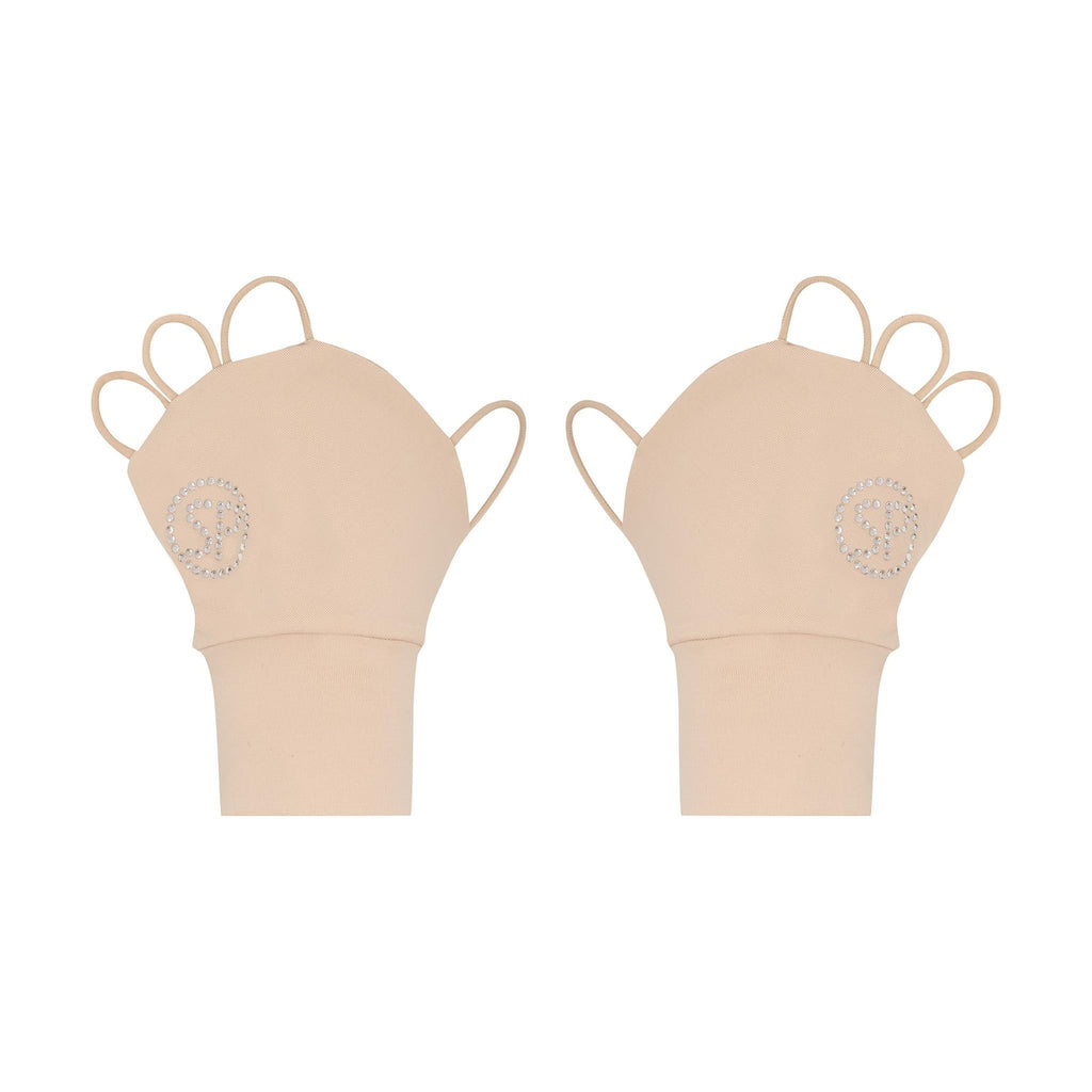 SP Glove (Palmless sun glove) - Crystal logo [Beige] - SParms
