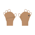 Palmless Gloves (Latte)