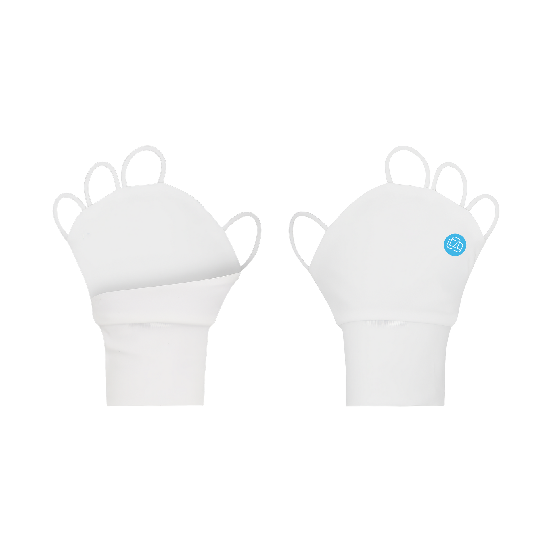 Palmless Gloves (White)