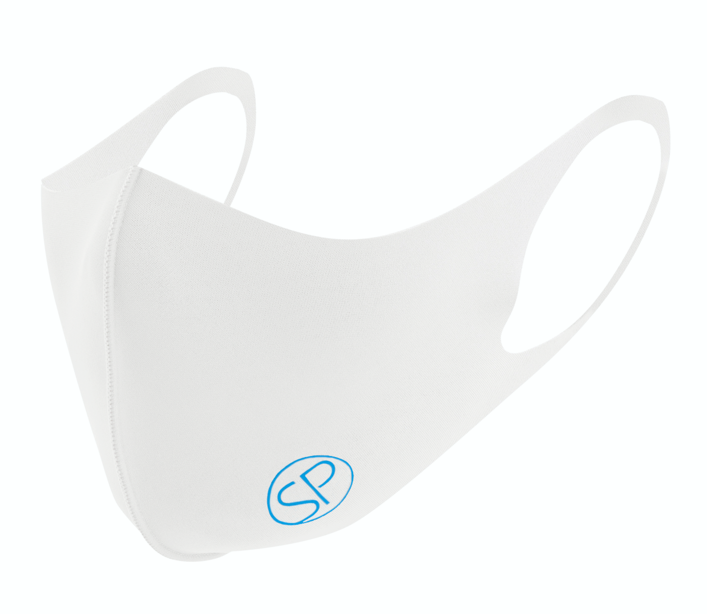white reusable face mask