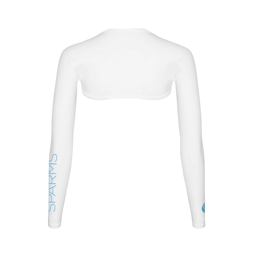 Limited Edition Thinline Logo Shoulder Wrap (White)
