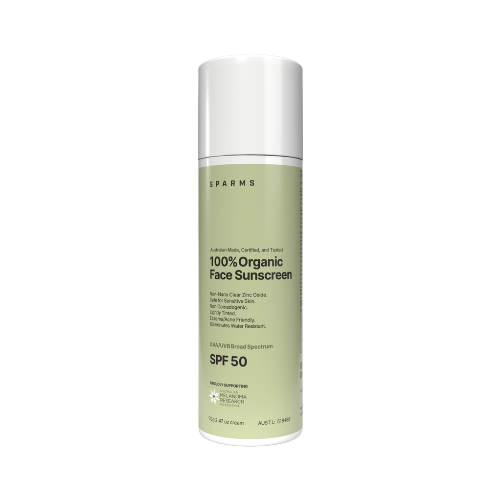100% Organic Face Sunscreen