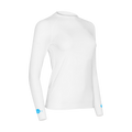 Women's Cooling Shirt Round Neck (White)